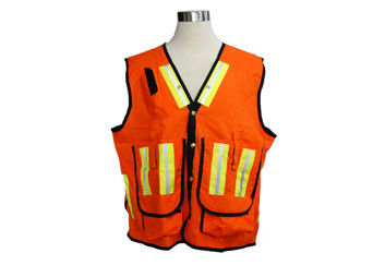 safety vest  SV-01 3M reflective material cotton/poliestere fiber